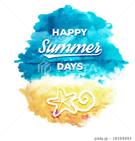 Happy Summer Daysのイラスト素材