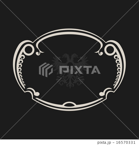 vintage retro frame. Abstract black background vintage retro frame. Abstract black background 16570331