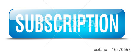 subscription blue square 3d isolated web button subscription blue square 3d isolated web button 16570668