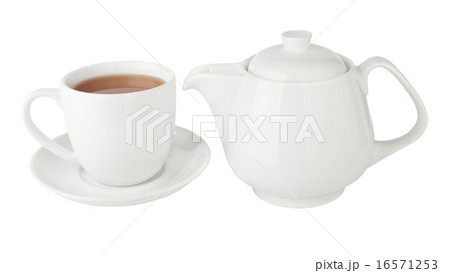 Cup of tea and teapot 16571253