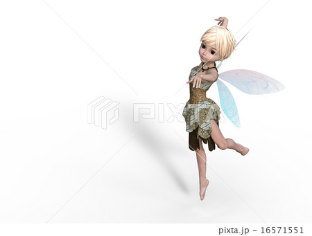 可愛い妖精　デフォルメ　perming3DCGイラスト素材 16571551