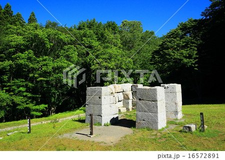 世界遺産　釜石市　橋野高炉跡　一番高 16572891