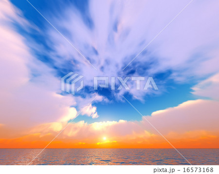 風と雲と海と 16573168