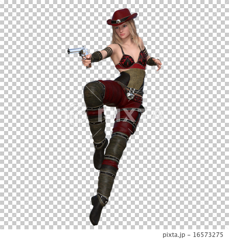 女性ガンマン 女性ガンマン 16573275