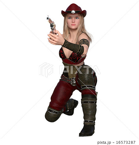 女性ガンマン 女性ガンマン 16573287
