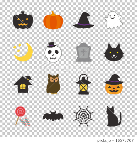 ハロウィン　アイコン 16573707