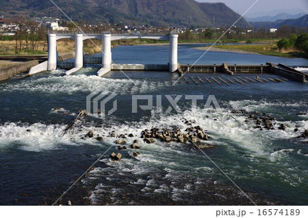 千曲川埴科用水頭首工大工事完成 16574189