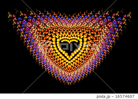Symbolic diamond heart-shaped Symbolic diamond heart-shaped 16574607