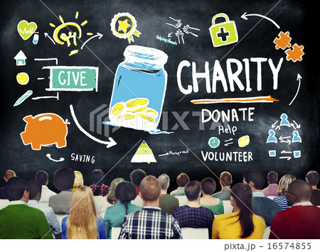 Crowd People Seminar Give Help Donate Charity Concept 16574855