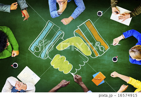 Blackboard Brainstorming Cooperation Planning Meeting Strategy S 16574915