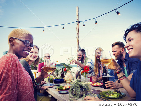 Beach Summer Dinner Party Celebration Concept 16574976