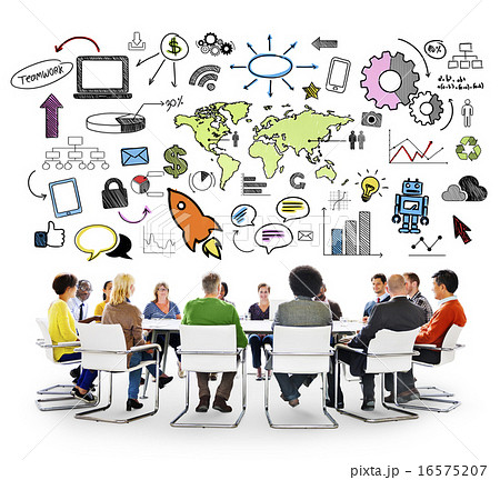 Global Business World Organization Market Commercial Concept 16575207