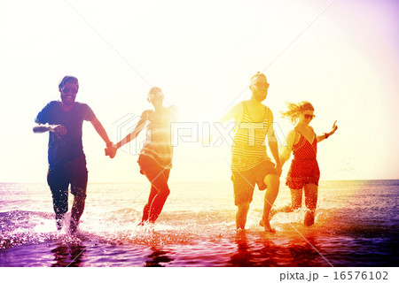 Friendship Freedom Beach Summer Holiday Concept 16576102