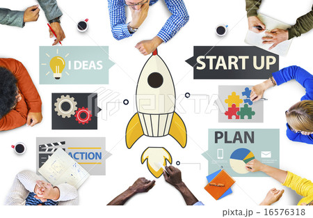 Startup Innovation Planning Ideas Team Success Concept Startup Innovation Planning Ideas Team Success Concept 16576318
