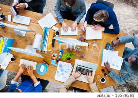 Business People Working Office Corporate Team Concept 16576568