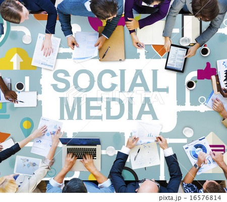 Social Media Social Networking Technology Connection Concept Social Media Social Networking Technology Connection Concept 16576814