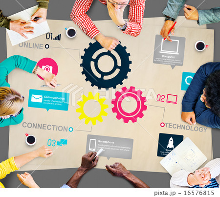 Team Functionality Industy Teamwork Connection Technology Concep 16576815