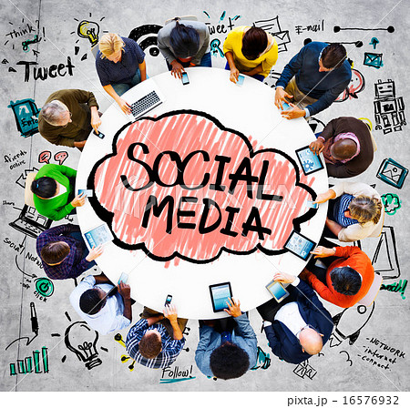 Social Media Global Communication Technology Connection Concept Social Media Global Communication Technology Connection Concept 16576932