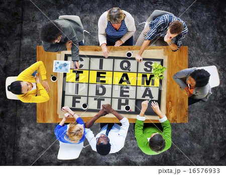 Team Puzzle Problem Solving Corporate Connection Concept Team Puzzle Problem Solving Corporate Connection Concept 16576933