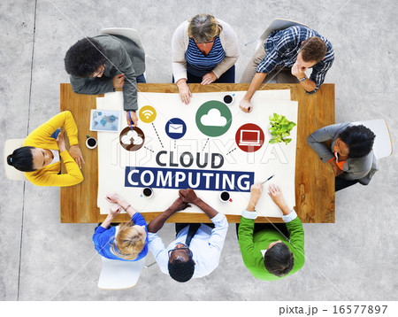 Cloud Computing Network Online Internet Storage Concept 16577897