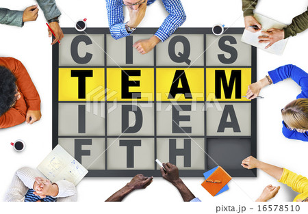 Team Puzzle Problem Solving Corporate Connection Concept Team Puzzle Problem Solving Corporate Connection Concept 16578510