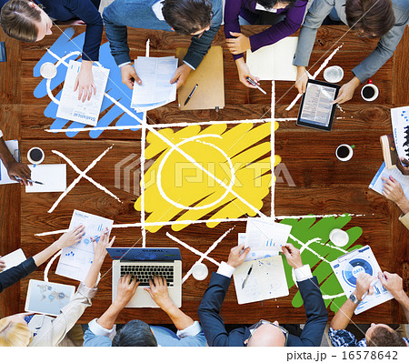 Leisure Game Tic Tac Toe Competition Challenge Winner Concept 16578642