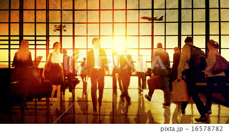 International Airport Terminal Travel Business Trip Concept 16578782