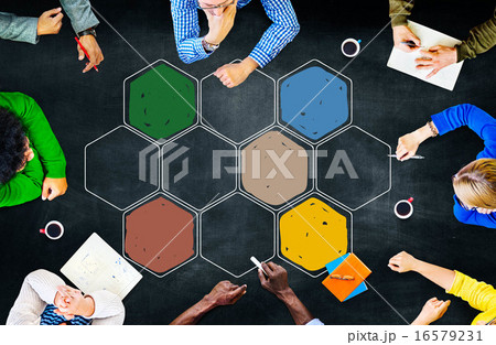 Connection Corporate Networking Bee Hive Concept 16579231