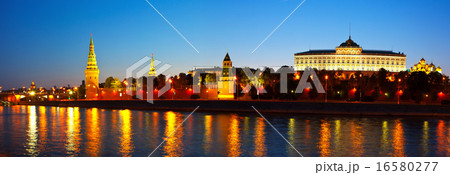 Moscow Kremlin in summer night 16580277