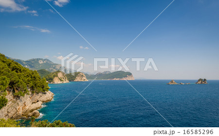 Montenegro sea landscape with islands 16585296
