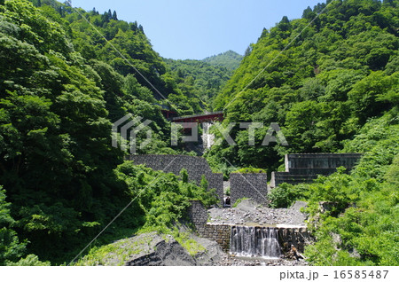長野新潟県境 蒲原沢と旧国界橋(横) 長野新潟県境 蒲原沢と旧国界橋(横) 16585487