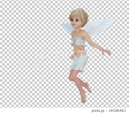 可愛い天使 デフォルメ perming3DCGイラスト素材 可愛い天使 デフォルメ perming3DCGイラスト素材 16586461