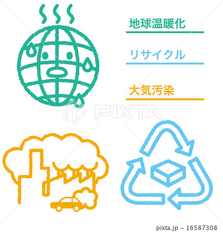エコロジーアイコン3種セット 16587308