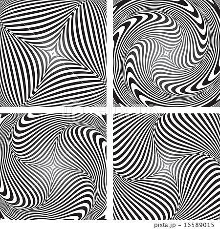 Torsion movement illusion. Set. 16589015