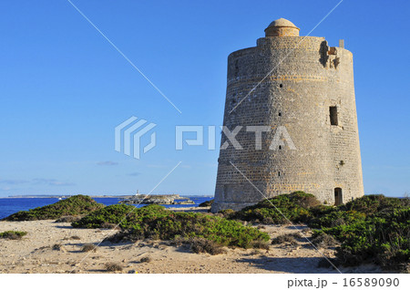 Torre de Ses Portes tower in Ibiza Island, Spain Torre de Ses Portes tower in Ibiza Island, Spain 16589090