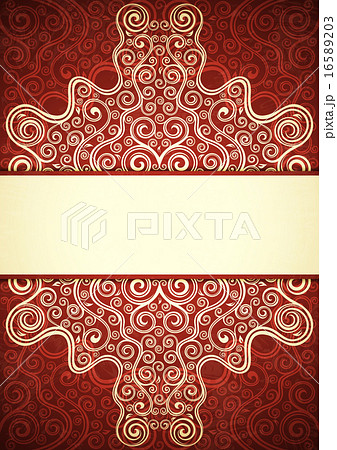 Vintage floral background. 16589203