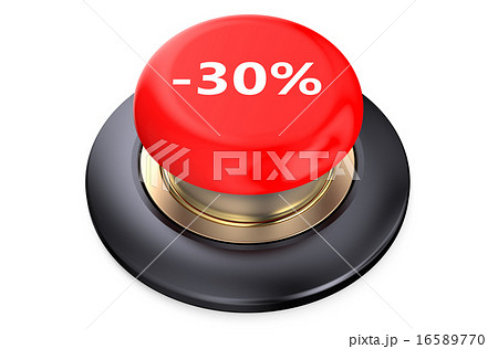 30 percent discount Red button 16589770