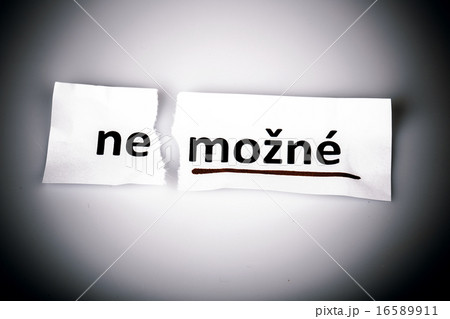 The word impossible changed to possible in czech 16589911