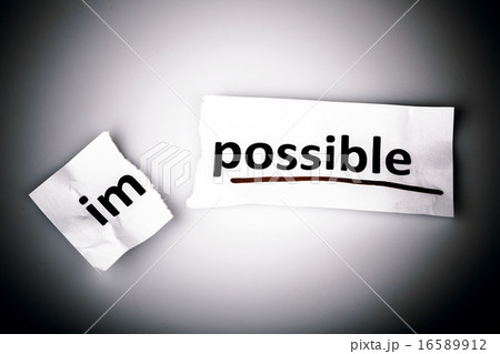 The word impossible changed to possible on torn  16589912