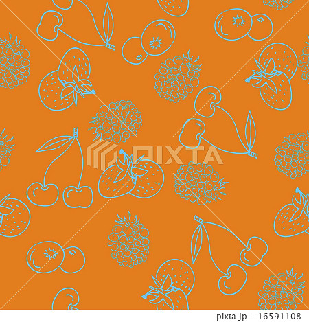 Berry Seamless Pattern 16591108
