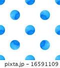 Seamless pattern of blue watercolor dots 16591109