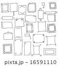 Collection of handdrawn frames in vector.  16591110