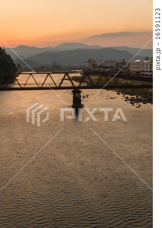 夕暮れの球磨川 夕暮れの球磨川 16591123