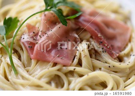生ハムのクリームパスタ 16591980