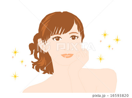 女性 美容 イラスト 16593820