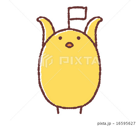 白旗ヒヨコ 16595627