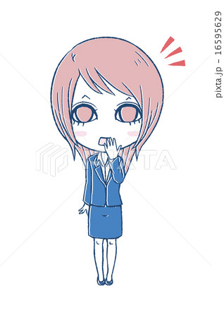 ハッとするOL 16595629