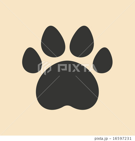 Flat in black and white mobile application traces of animals  16597231