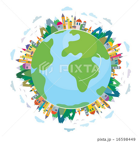 Global travel concept - cute design Global travel concept - cute design 16598449