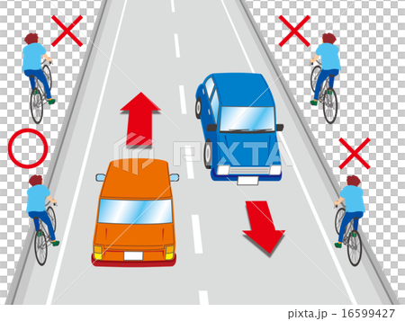 自転車の交通ルール 16599427